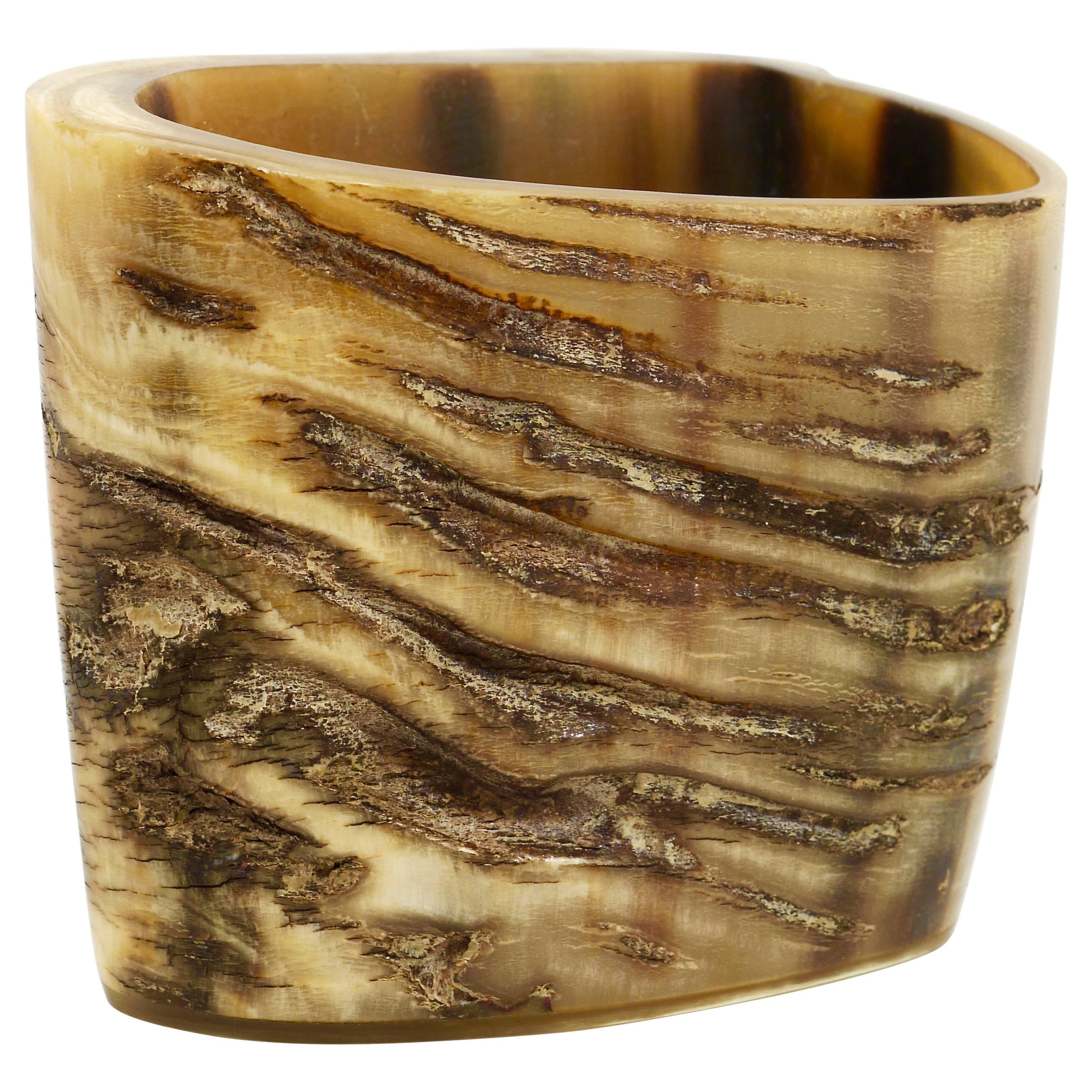 Carl Auböck Modernist Horn Desk Pen Holder, Austria, 1950s