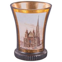 Beaker with View of the St. Stephen's Cathedral in Vienna, circa 1825