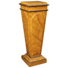 20th Century Column Made by Lacquered Faux Marble Wood