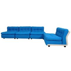 Mario Bellini for C&B Italia "Amanta" Set of Four Lounge Chairs/ Modular Sofa