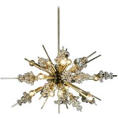Lobmeyr Metropolitan Opera Crystal Thirteen-Light Chandelier, Mid-Century Modern 6