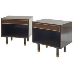 Pair of Signed 1960s Harvey Probber Nightstand/Side Tables