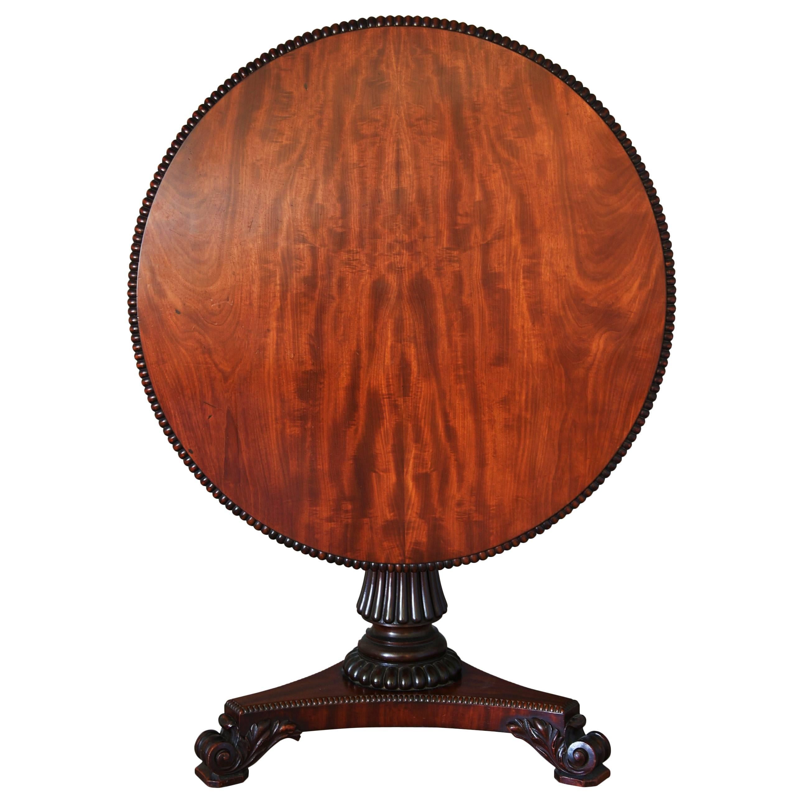 19th Century Mahogany Tilt-Top Centre Table in the Manner of Gillows