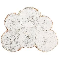 White Cloud with Orange Rim