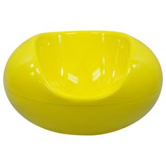 Eero Aarnio for Asko Yellow Fiberglass Pastil or "Pastille" Pod Chair 4