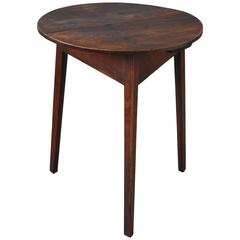 Late 18th/Early 19th Century Fruitwood Cricket Table of Superb Patina