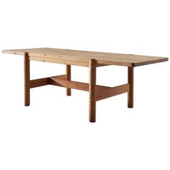 Danish Dining Table in Solid Pine