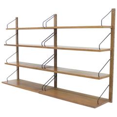 Poul Cadovius Royal Wall System, Shelf, Teakwood Denmark, 1960s ‘b’