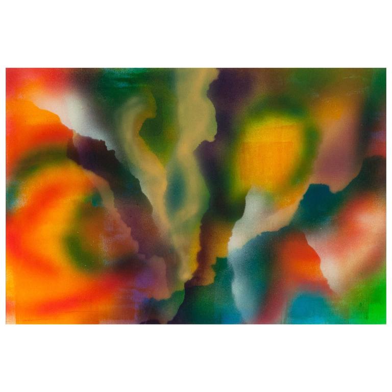 Victor Young Acrylic on Paper "Circus", 1984 at 1stDibs