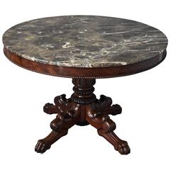Fine Quality French 19th Century Mahogany Gueridon Table 2