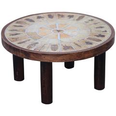 Roger Capron Signed Small Ceramic Coffee Table 6