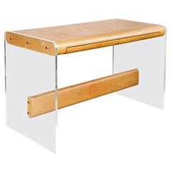 Ostrich Leatherette Desk