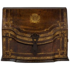 Louis XV Style Gilt-Tooled Leather Letter Box