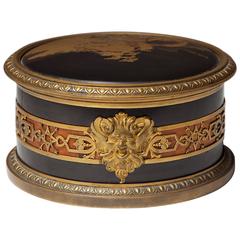 Boin-Taburet French Bronze Box Japanese Lacquer 19th Century