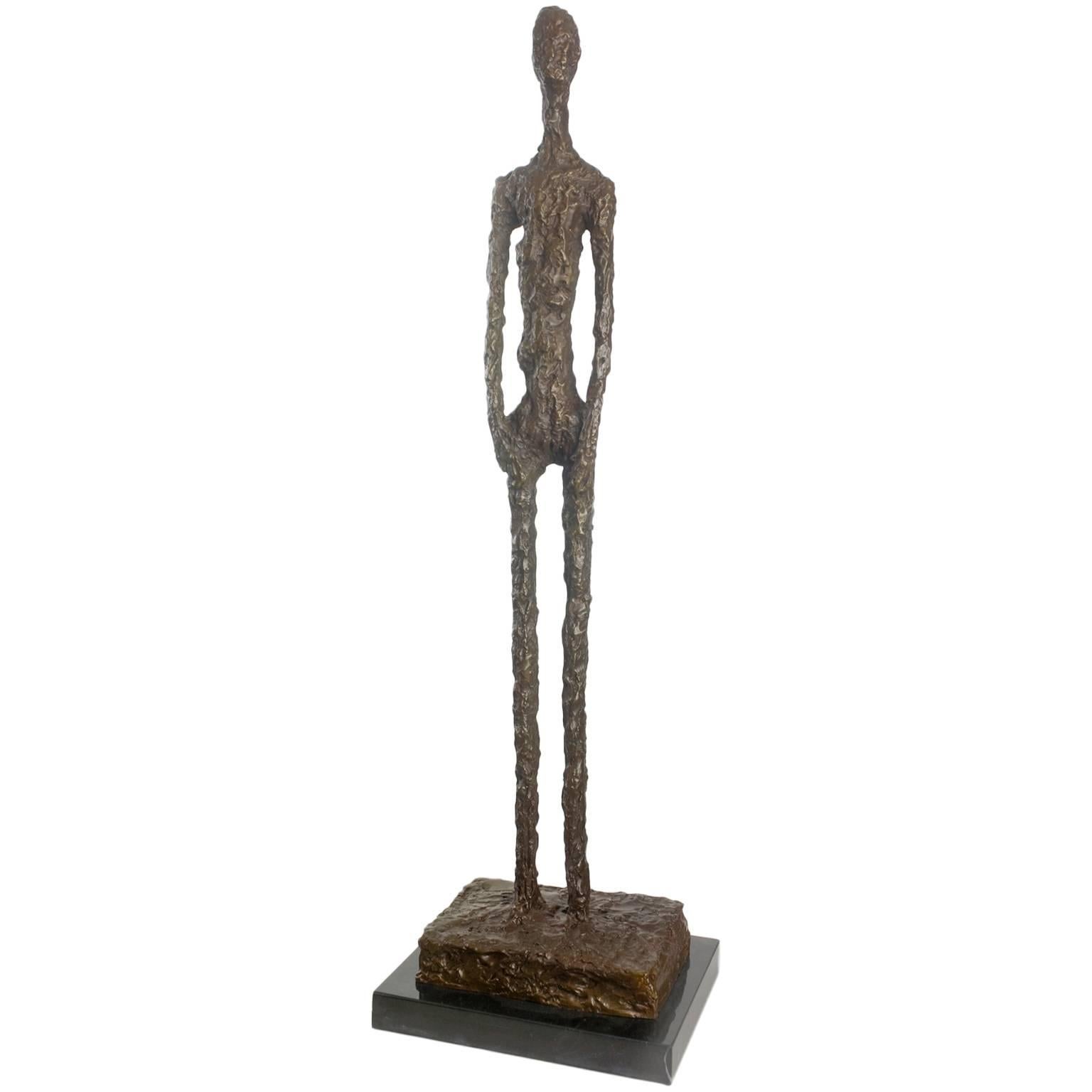 "Großer Mann" by Giacometti, Replica Sculpture at 1stDibs