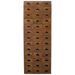 Antique French Pine Apothecary Cabinet