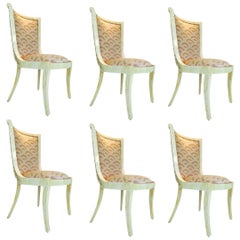Set of Six Enrique Garcel Bone Dining Chairs