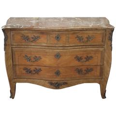 19th Century Antique French Marquetry Commode Dresser