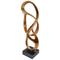 Bill Keating Abstract Bronze Sculpture