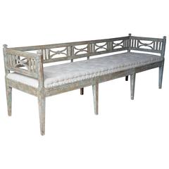 Swedish Gustavian Period Sofa Bench