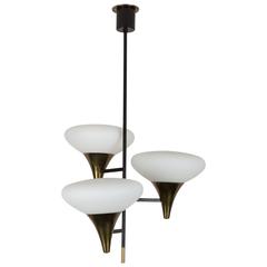 Three-Arm Chandelier by Stilnovo 12