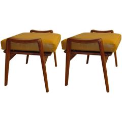Pair of Danish Ottomans by Arne Wahl Iversen 8