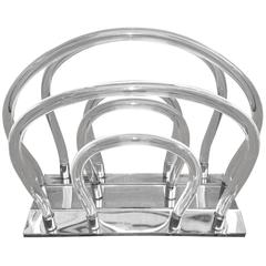 Lucite Magazine Rack