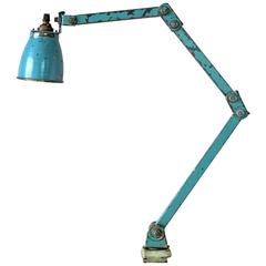 Vintage Memlite Industrial Work Lamp