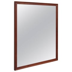 Kipp Stewart Wall Mirror in Solid Walnut by Drexel, USA, 1950s