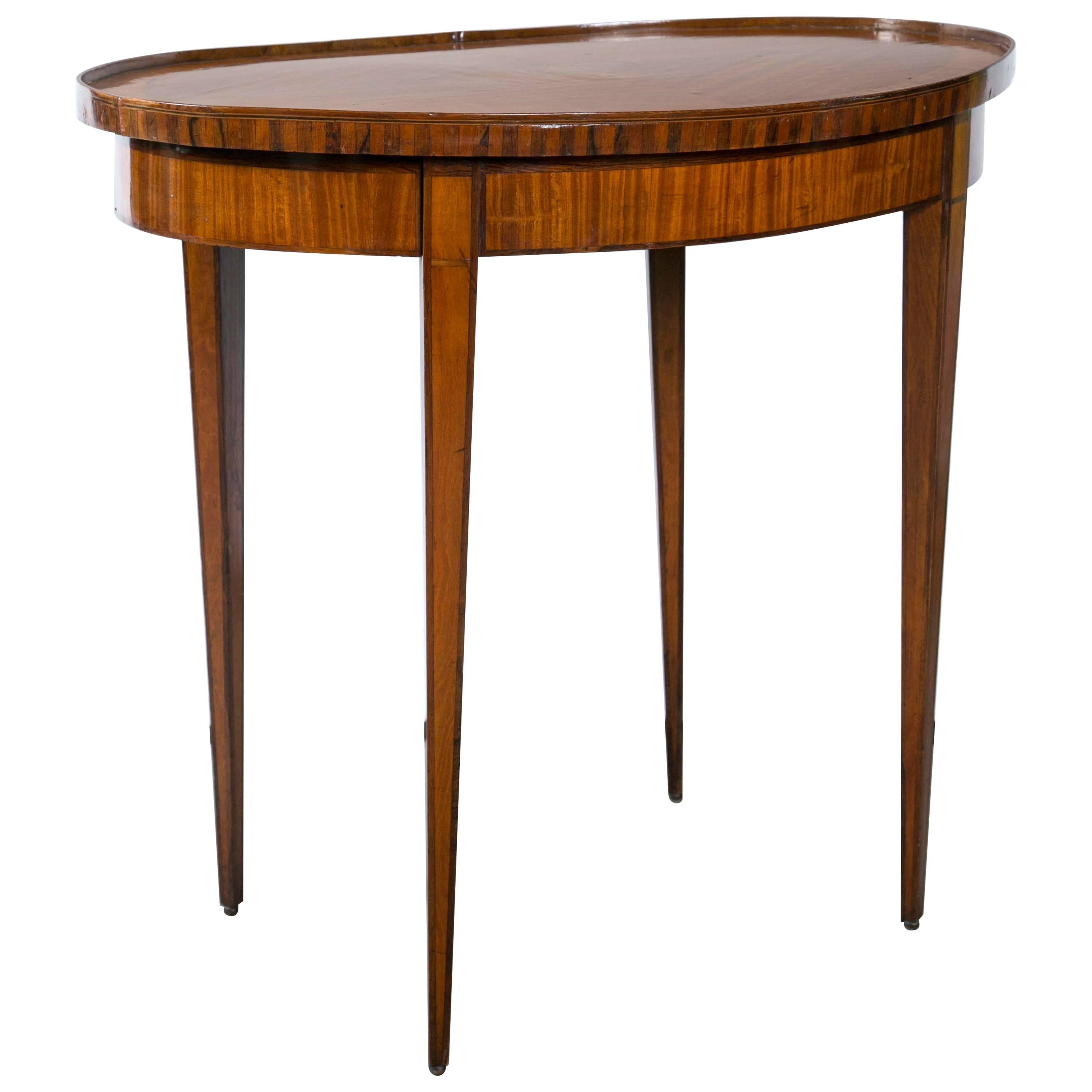 19th Century Adams Style Oval Table For Sale