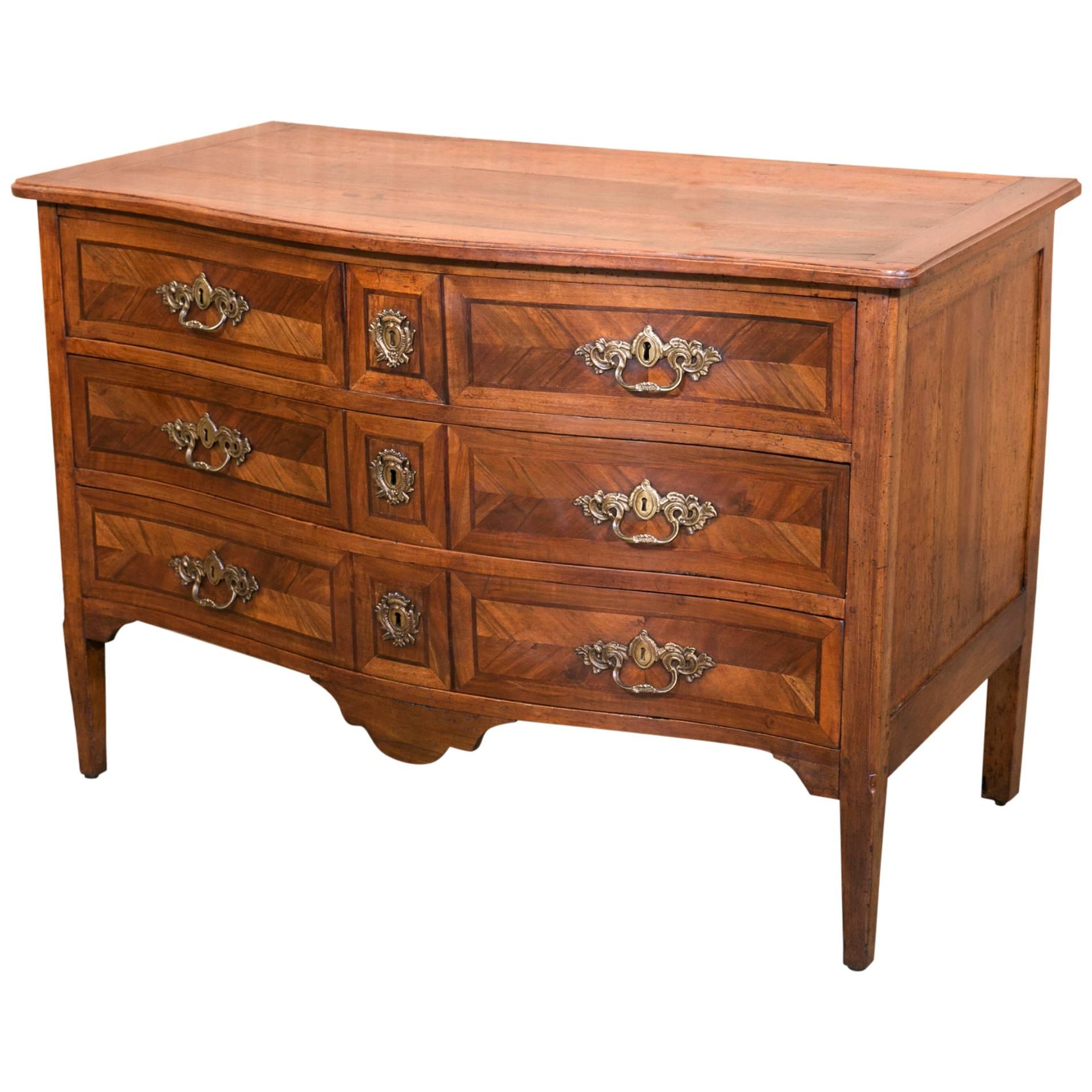 18th Century French Louis XVI Period Parquetry Commode