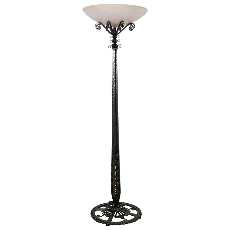 Superb Art Deco Floor Lamp By Paul Kiss 1920s For At 1stdibs Superb Art Deco Floor Lamp By Paul Kiss 1920s For