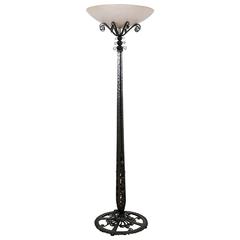 Superb Art Deco Floor Lamp by Paul Kiss, 1920s 3