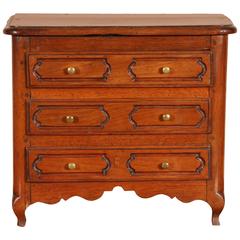 19th Century Miniature Three-Drawer Chest 11