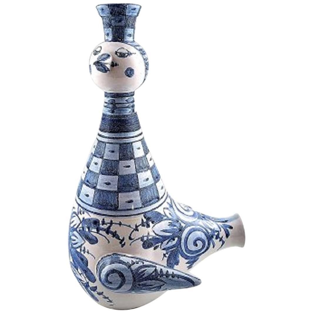 Bjorn Wiinblad Unique Ceramics Candlestick / Figurine, Bird, Rare