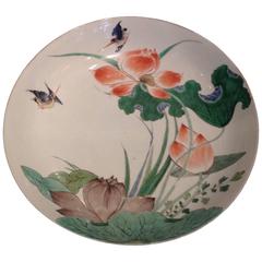 Antique 1662-1722 Kangxi, Famille Verte Dish