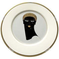 Erte Queen of Sheba Collectors Plate