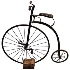 British High Wheeler Bicycle as Mount Decor, circa 1900