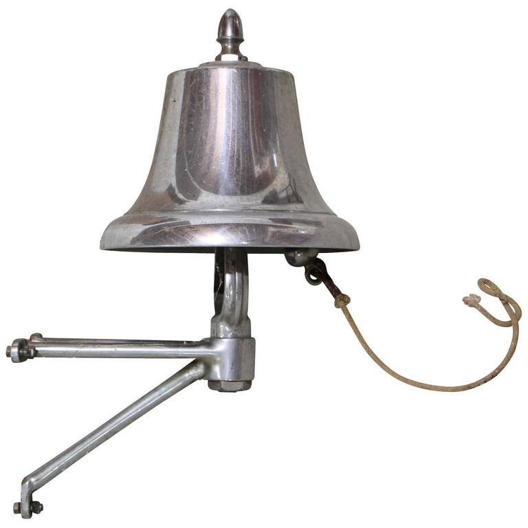 Fire Truck Bell with Mounting Bracket at 1stdibs
