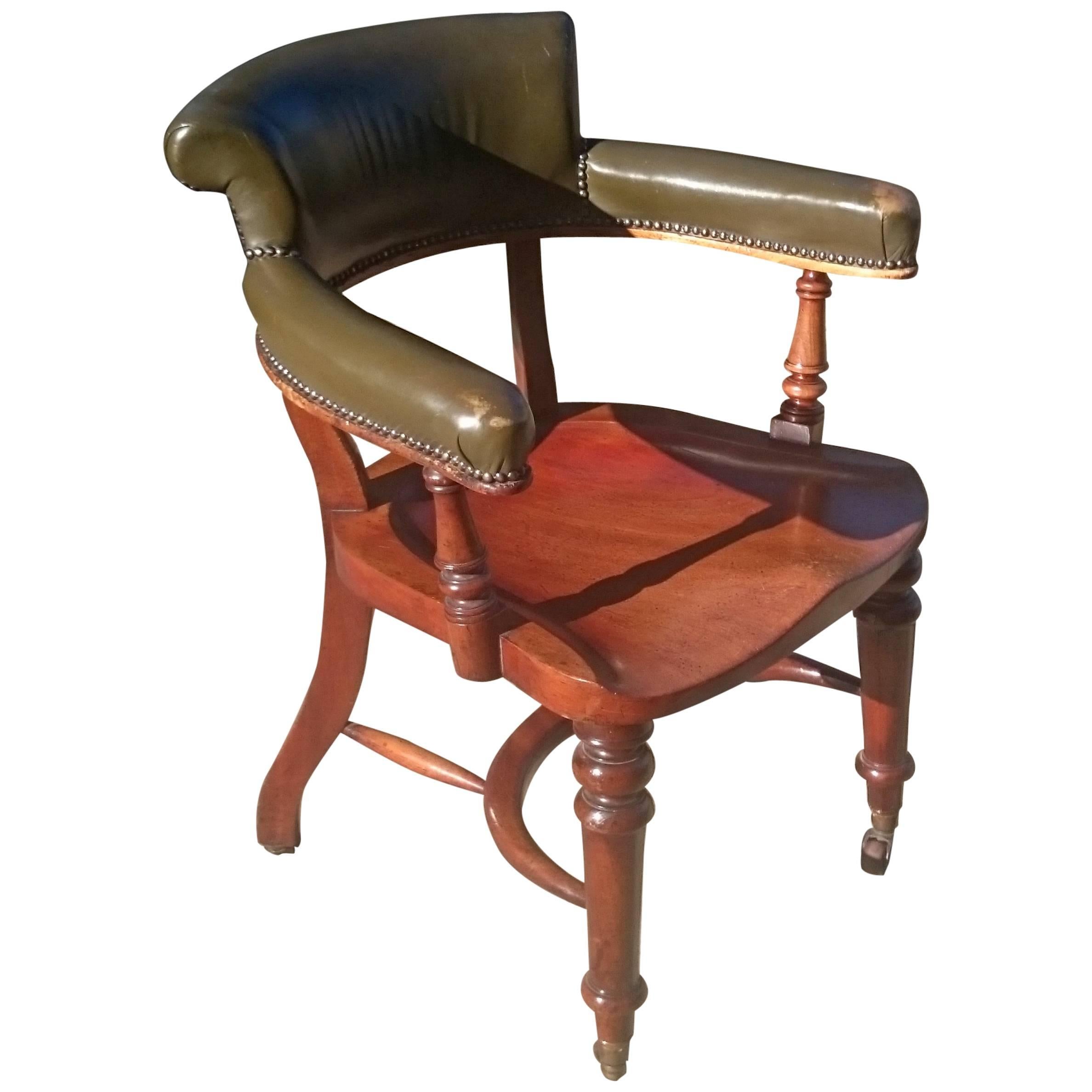 Antique Club Chair or Captains Chair