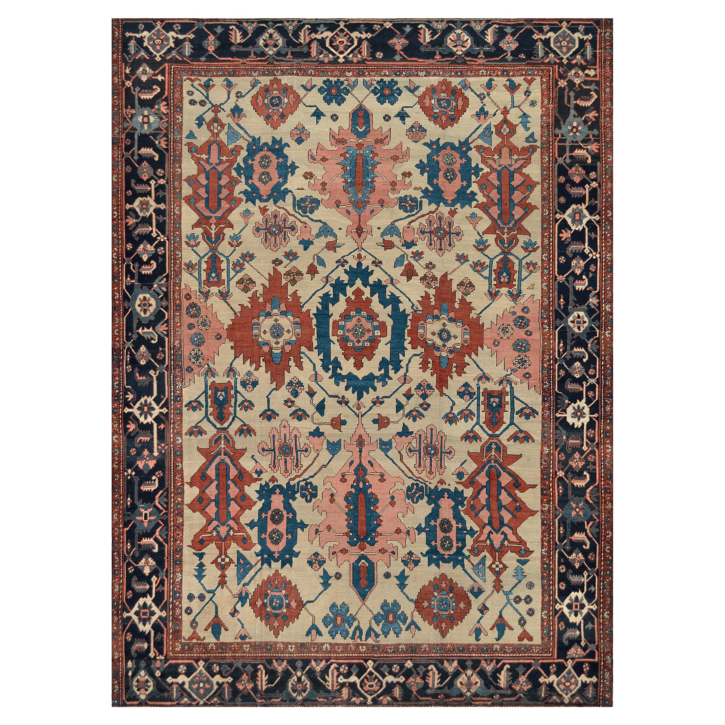 Late 19th Century Serapi Rug from North West Persia For Sale