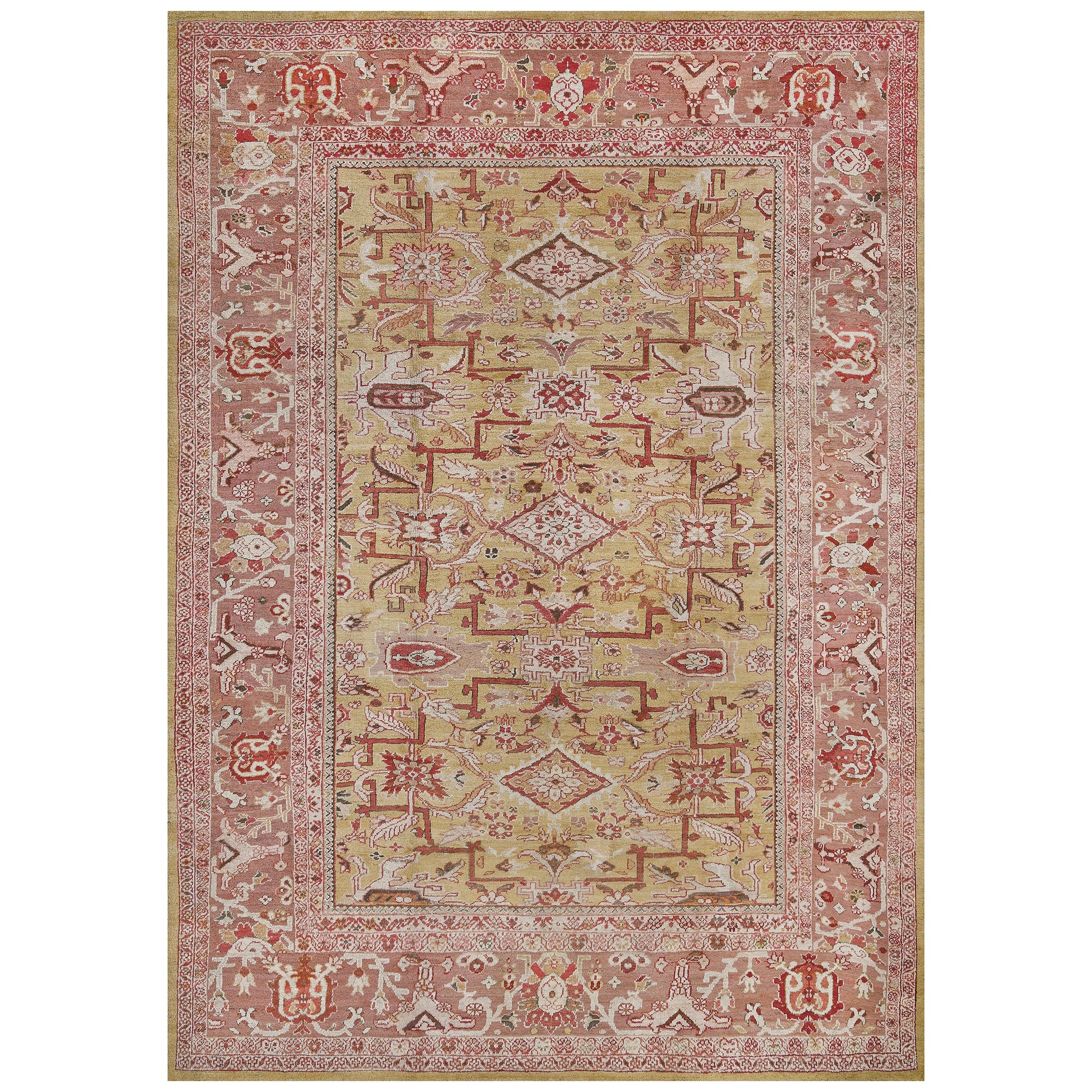 Late 19th Century Ziegler Sultanabad Rug from West Persia For Sale