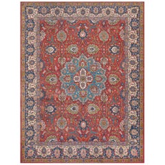 Tapis de Tabriz de la fin du 19e siècle du nord-ouest de la Perse