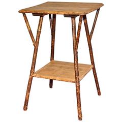 Victorian Tortoise Shell Side Table with Paw Feet 12