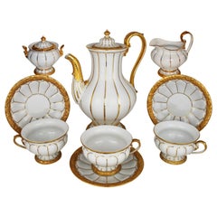 Meissen „Golden Baroque“ GIlt X-Form-Kaffeeservice für 6 Personen, Teeservice