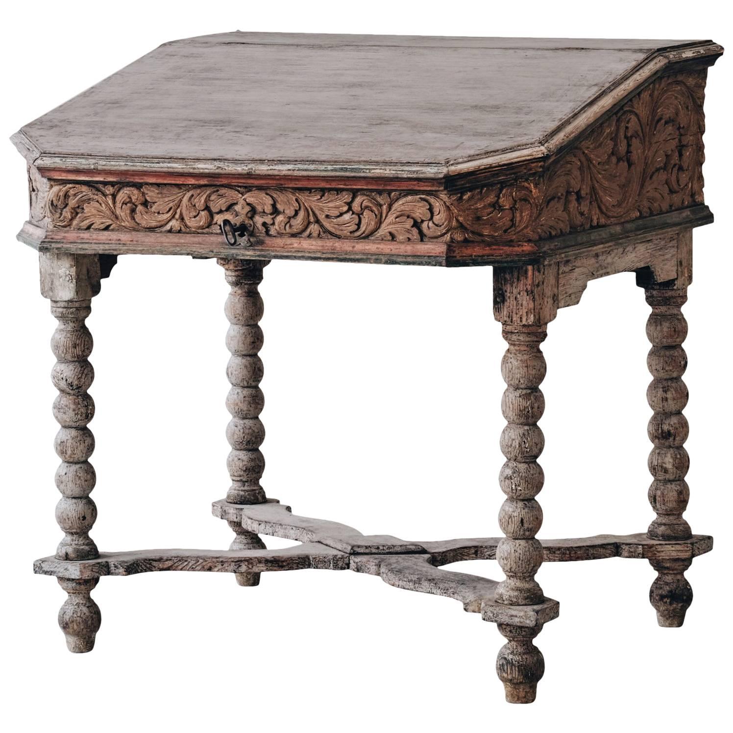 Swedish 18th Century Baroque Desk