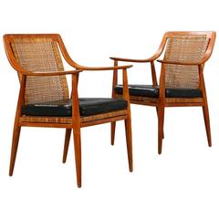 Pair of Teak Elbow Chairs by Hvidt & Mølgaard-Nielsen