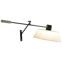 1950s Articulated Sconce by Maison Lunel