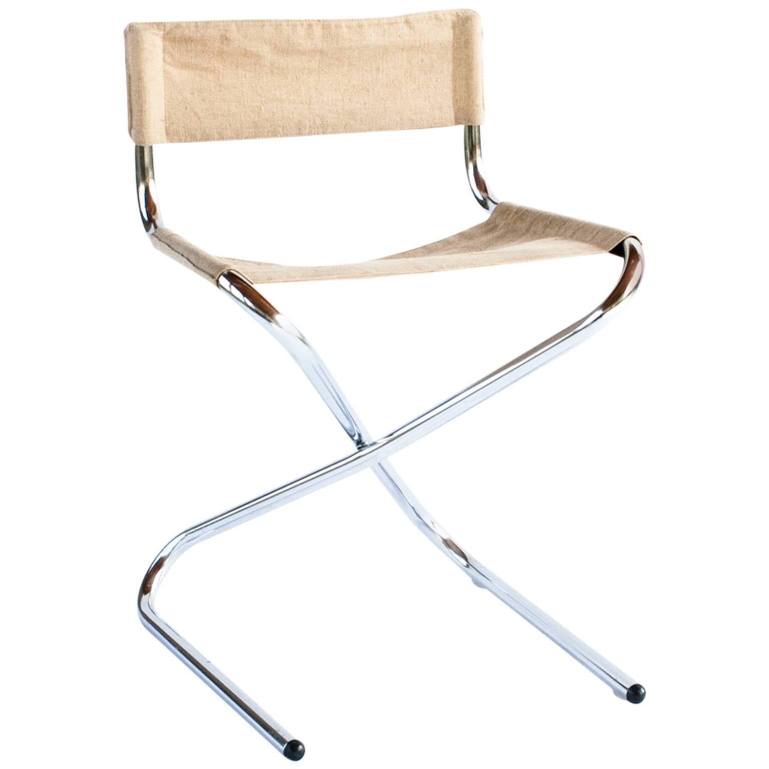 1960s, Very Rare Model Z Folding Chair by Erik Magnussen for Torben Orskov
