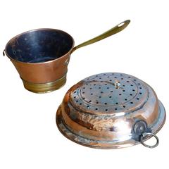 French Copper Colanders